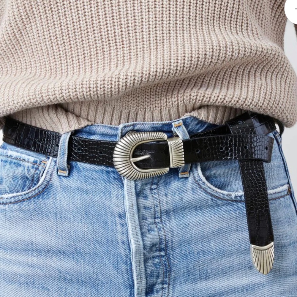 Freda Salvador Nico Western Belt, black